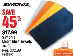 PartSource Simoniz Microfibre Towels offer