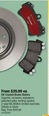 PartSource UV Coated Brake Rotors offer