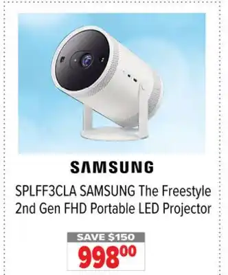2001 Audio Video SPLFF3CLA SAMSUNG The Freestyle 2nd Gen FHD Portable LED Projector offer