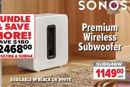 2001 Audio Video SUBG4BW Premium Wireless Subwoofer offer