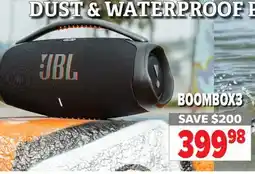 2001 Audio Video BOOMBOX3 DUST & WATERPROOF SPEAKER offer