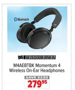 2001 Audio Video M4AEBTBK Momentum 4 Wireless On-Ear Headphones offer