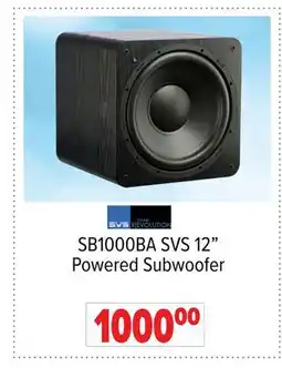 2001 Audio Video SB1000BA SVS 12 Powered Subwoofer offer