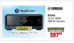 2001 Audio Video RXV6A YAMAHA 7.2-Ch. 4K/8K HDR 10+ Receiver offer