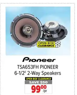 2001 Audio Video TSA653FH PIONEER 6-1/2 2-Way Speakers offer