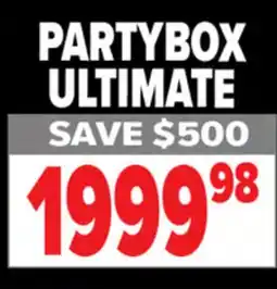 2001 Audio Video JBL PARTYBOX ULTIMATE offer