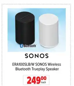 2001 Audio Video ERA100SLB/W SONOS Wireless Bluetooth Trueplay Speaker offer