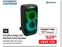 Visions Electronics PartyBox Stage 320 Wireless Party Speaker offer