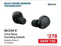Visions Electronics SONY In-Ear Noise Cancelling Earbuds offer