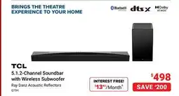 Visions Electronics 5.1.2-Channel Soundbar with Wireless Subwoofer offer
