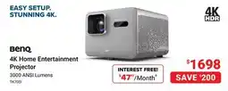 Visions Electronics 4K Home Entertainment Projector offer