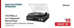 Visions Electronics 3-in-1 Bluetooth Record Player offer