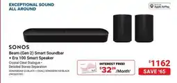 Visions Electronics Beam (Gen 2) Smart Soundbar + Era 100 Smart Speaker offer