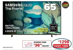 Visions Electronics 4 K Smart TV NATIVE 120Hz PANEL offer