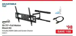 Visions Electronics 50-75 + Full Motion Mount Kit offer