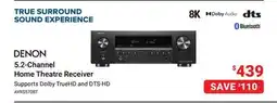 Visions Electronics 5.2-Channel Home Theatre Receiver offer