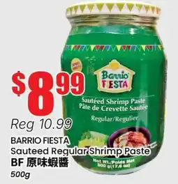 Terra Foodmart BARRIO FIESTA Sauteed Regular Shrimp Paste offer