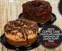 Fiesta Farms KING'S COFFEE CAKE offer