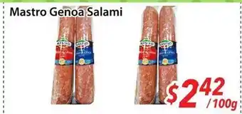 Bestco Food Mart Mastro Genoa Salami offer
