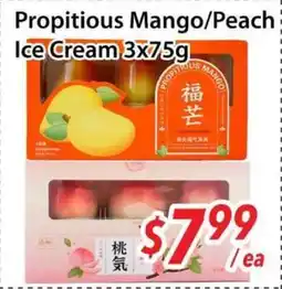 Bestco Food Mart Propitious Mango/Peach Ice Cream offer