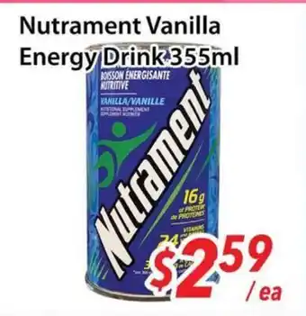 Bestco Food Mart Nutrament Vanilla Energy Drink offer