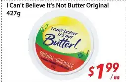 Bestco Food Mart I Can't Believe It's Not Butter Original offer