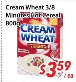 Bestco Food Mart Cream Wheat 3/8 Minutes Hot Cereal offer