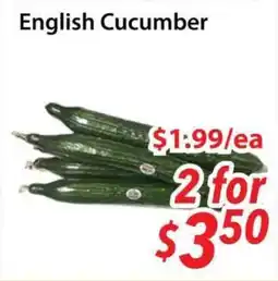 Bestco Food Mart English Cucumber offer