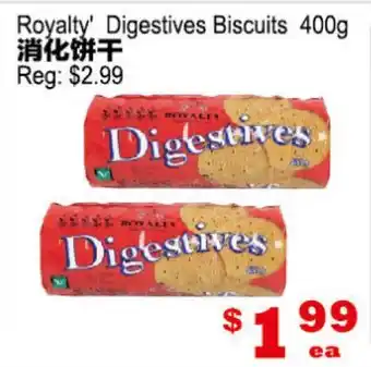 Yuan Ming Supermarket Royalty Digestives Biscuits offer