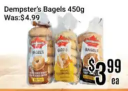 Nations Fresh Foods Dempster's Bagels offer