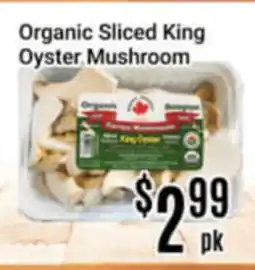Nations Fresh Foods Organic Sliced King Oyster Mushroom offer