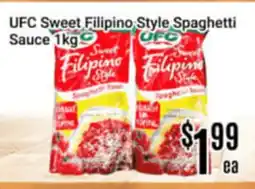 Nations Fresh Foods UFC Sweet Filipino Style Spaghetti Sauce offer
