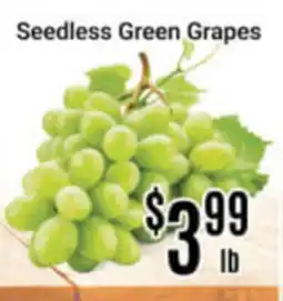 Nations Fresh Foods Seedless Green Grapes offer