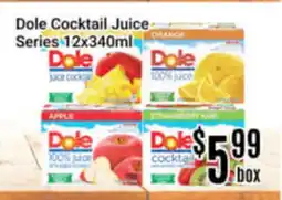 Nations Fresh Foods Dole Cocktail Juice Series offer