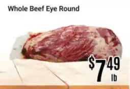 Nations Fresh Foods Whole Beef Eye Round offer