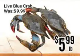 Nations Fresh Foods Live Blue Crab offer