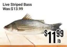 Nations Fresh Foods Live Striped Bass offer