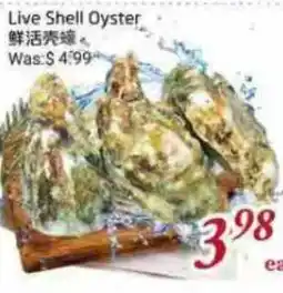 Tone Tai Supermarket Live Shell Oyster offer