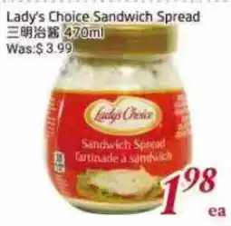 Tone Tai Supermarket Lady's Choice Sandwich Spread offer