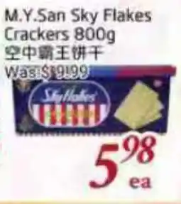 Tone Tai Supermarket M.Y.San Sky Flakes Crackers offer