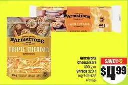 FreshCo Armstrong Cheese Bars or shreds offer