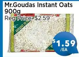 Blue Sky Supermarket Mr.Goudas Instant Oats offer