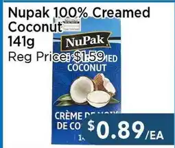 Blue Sky Supermarket Nupak 100% Creamed Coconut offer