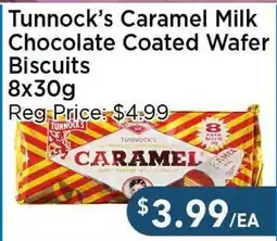 Blue Sky Supermarket Tunnock's Caramel Milk Chocolate Coated Wafer Biscuits offer