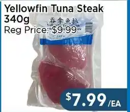 Blue Sky Supermarket Yellowfin Tuna Steak offer