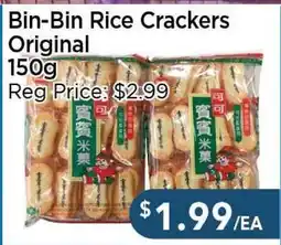 Blue Sky Supermarket Bin-Bin Rice Crackers Original offer