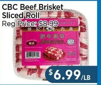 Blue Sky Supermarket CBC Beef Brisket Sliced Roll offer