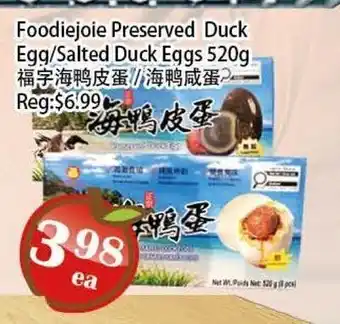 Food Depot Supermarket Foodiejoie Preserved Duck Egg/Salted Duck Eggs offer