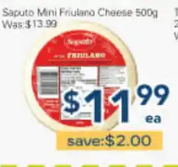 Oceans Fresh Food Market Saputo Mini Friulano Cheese offer