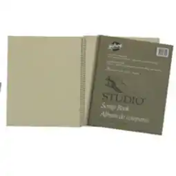 Staples Hilroy Scrapbook with Oversized Coil Binding, 12 x 10, 30 Sheets, Manilla offer